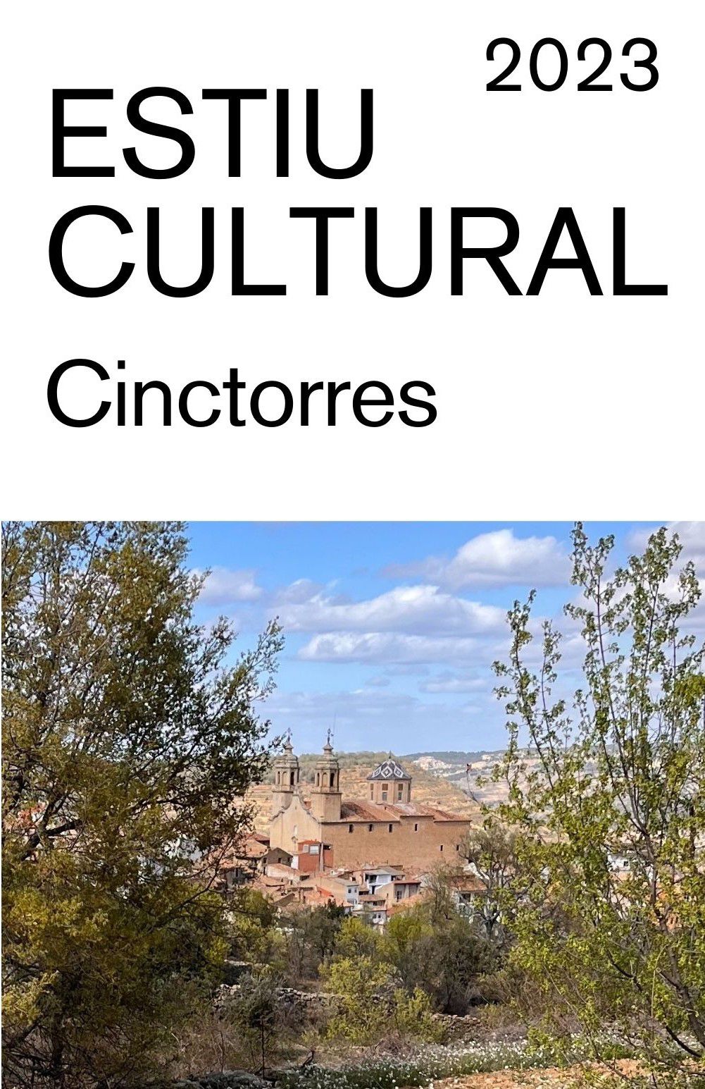 Verano cultural 2023. Cinctorres